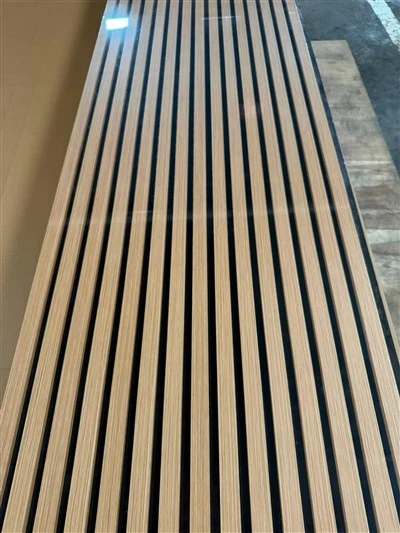 Panel MDF Paneli pren Slat Acwstig PVC