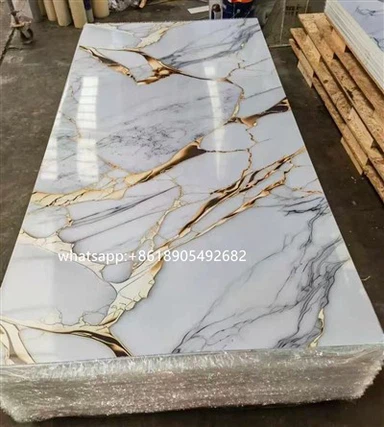 Panel Wal SPC Taflen Marmor PVC