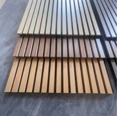 Paneli wal gwrthsain mdf akupanel pren slatiog wal acwstig paneli ffelt ar gyfer wal addurno mewnol a nenfwd